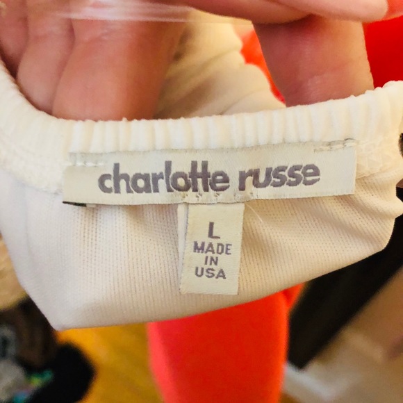 White/Pink Halter Dress - Picture 3 of 3